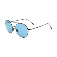 Armani - lunettes de soleil pour femme - noir - verres : bleu - UV : catégorie 2