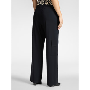 Elena Mirò - Pantalones cargo de jersey - Negro