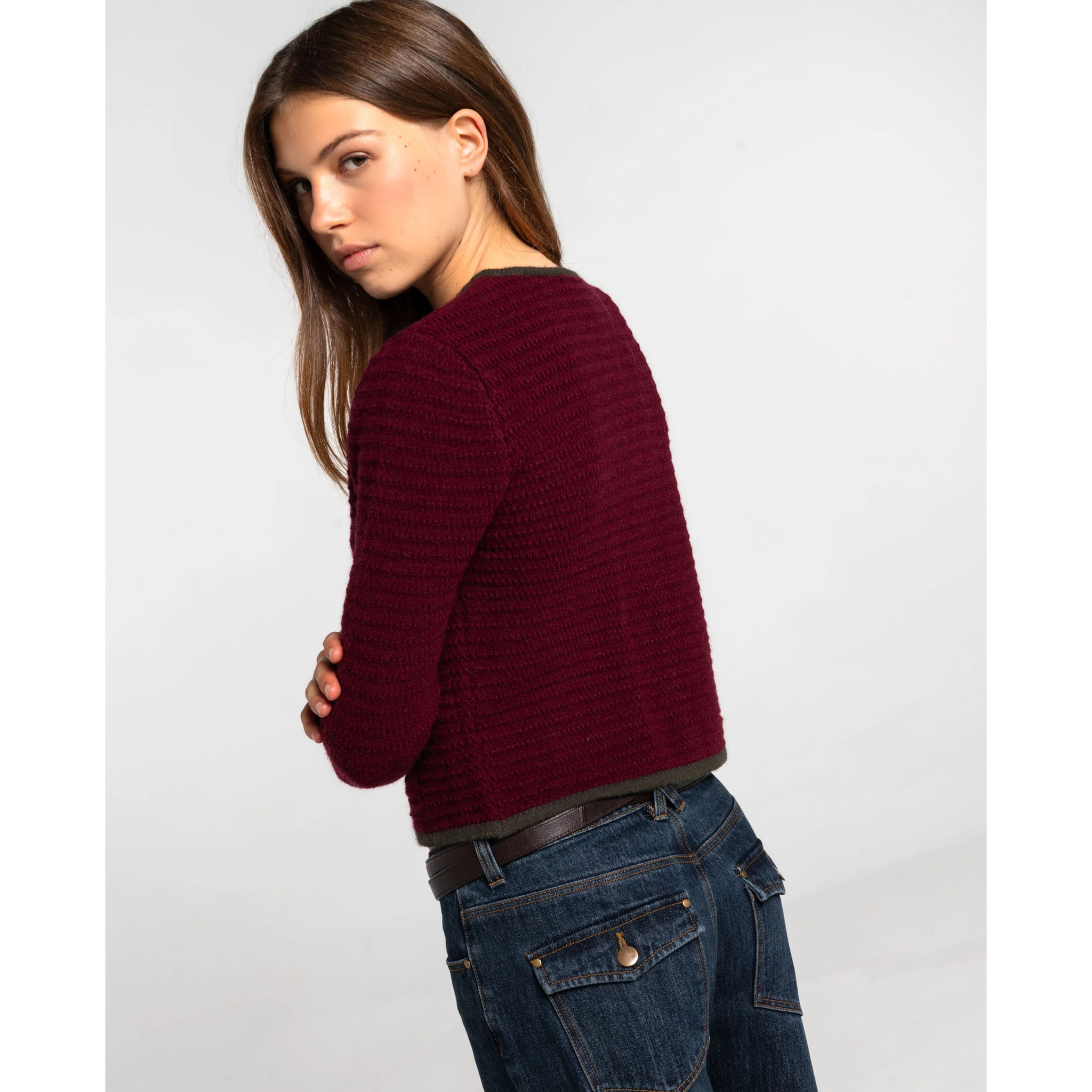 Chaqueta con bolsillos delanteros