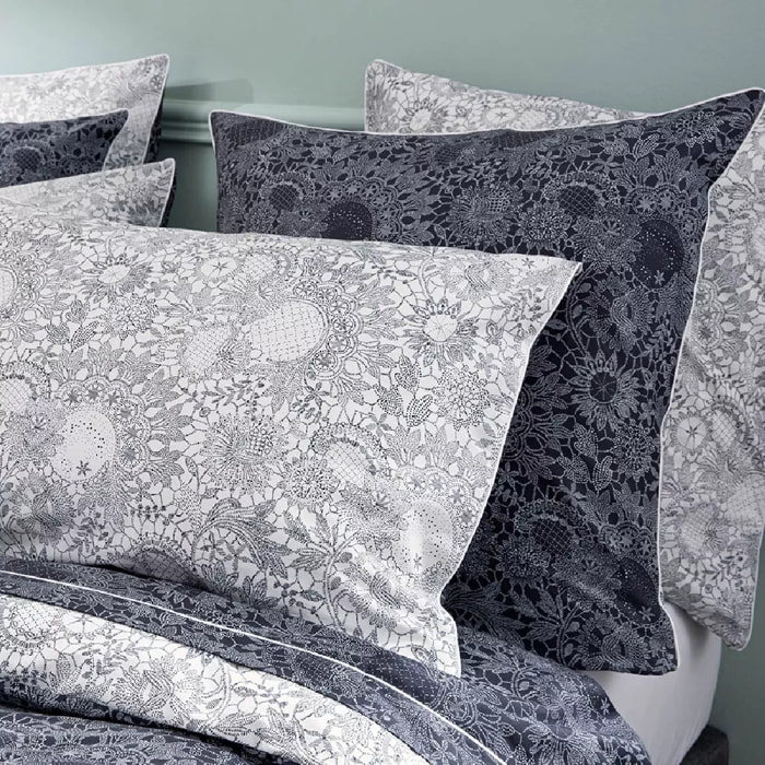Drap housse b35 Guipures marine