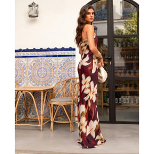 Vestido midi palabra de honor