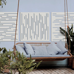 Panel Decorativo Nautic 1x1 M Blanco