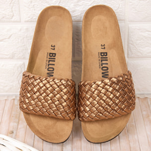 SANDALO CON ZEPPA BILLOWY MARRONE