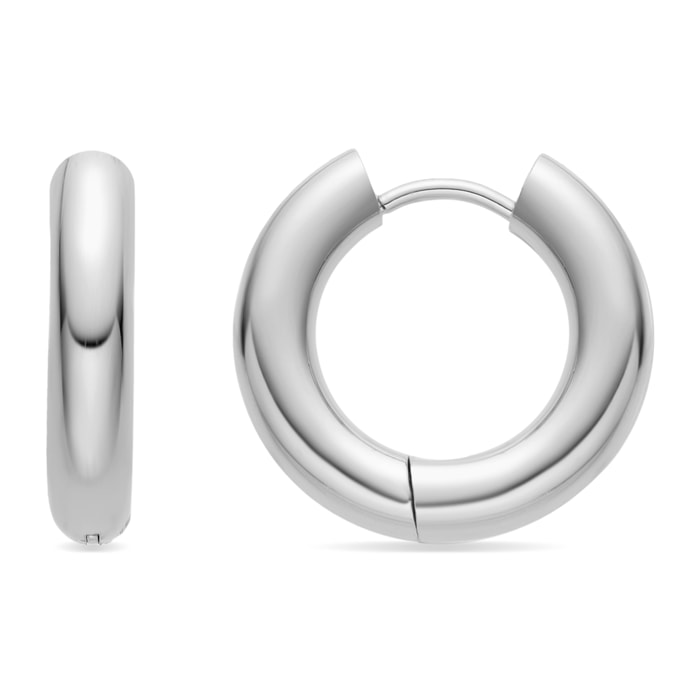 Pendientes acabado plata