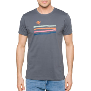 T-shirt in cotone 150 gr Sumatras Hot Buttered Grigio Scuro