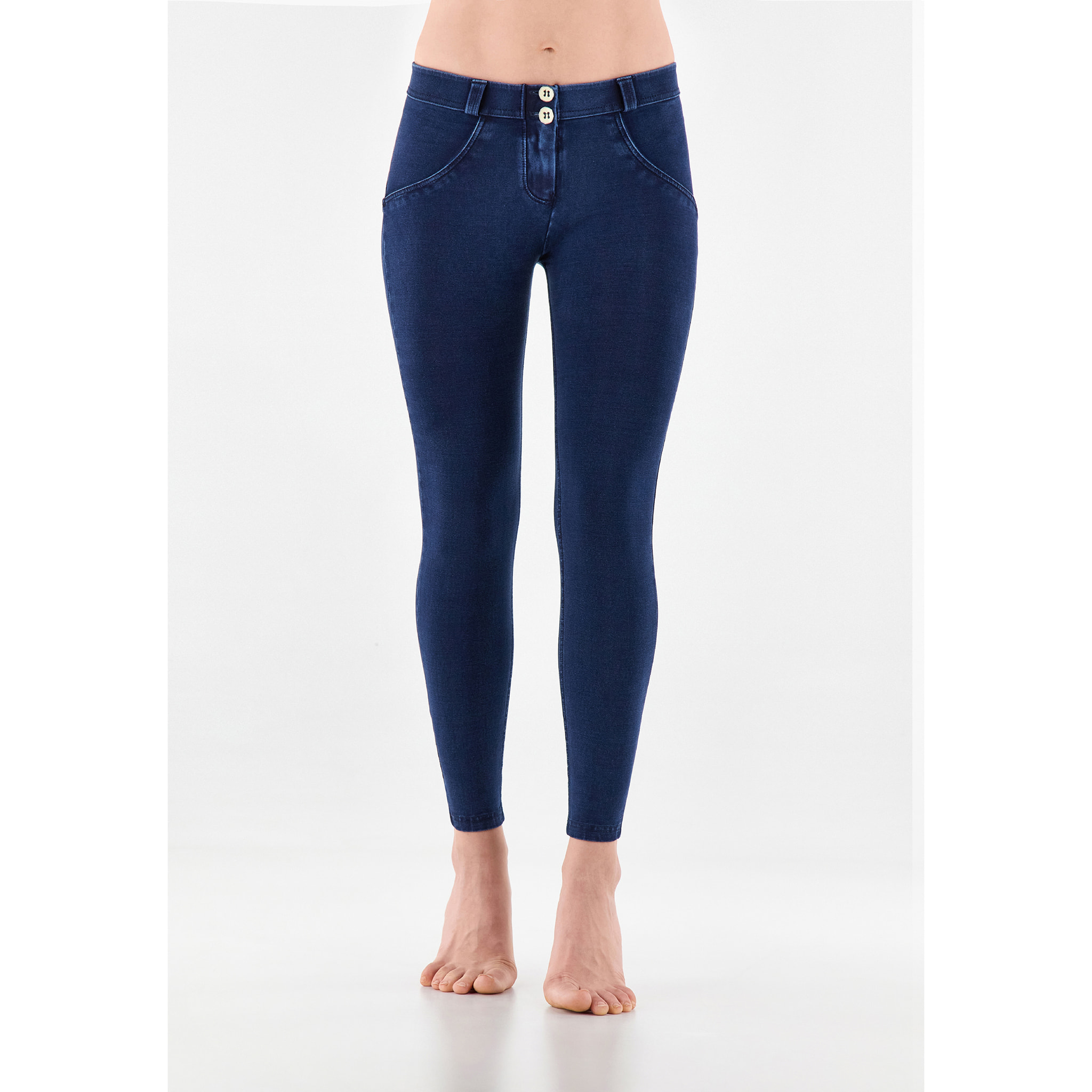 Jeggings push up WR.UP® 7/8 superskinny jersey organico