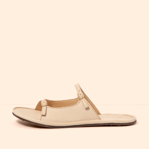 Sandalias N5684 SOFT NAPPA CREAM/ BARE SANDALS color Cream