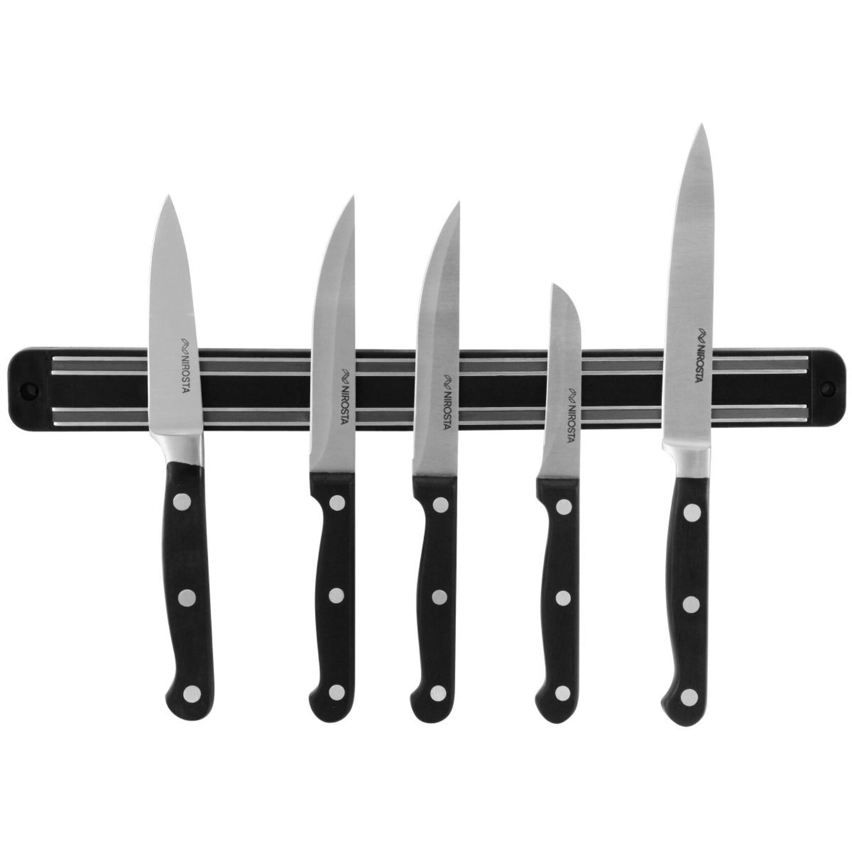 Ensemble de 2 Barres aimantées pour Couteaux et ustensiles en métal Nirosta Divers
