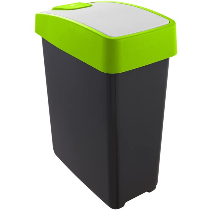 Cubo de la Basura Premium con Tapa Abatible,  Magne, Verde