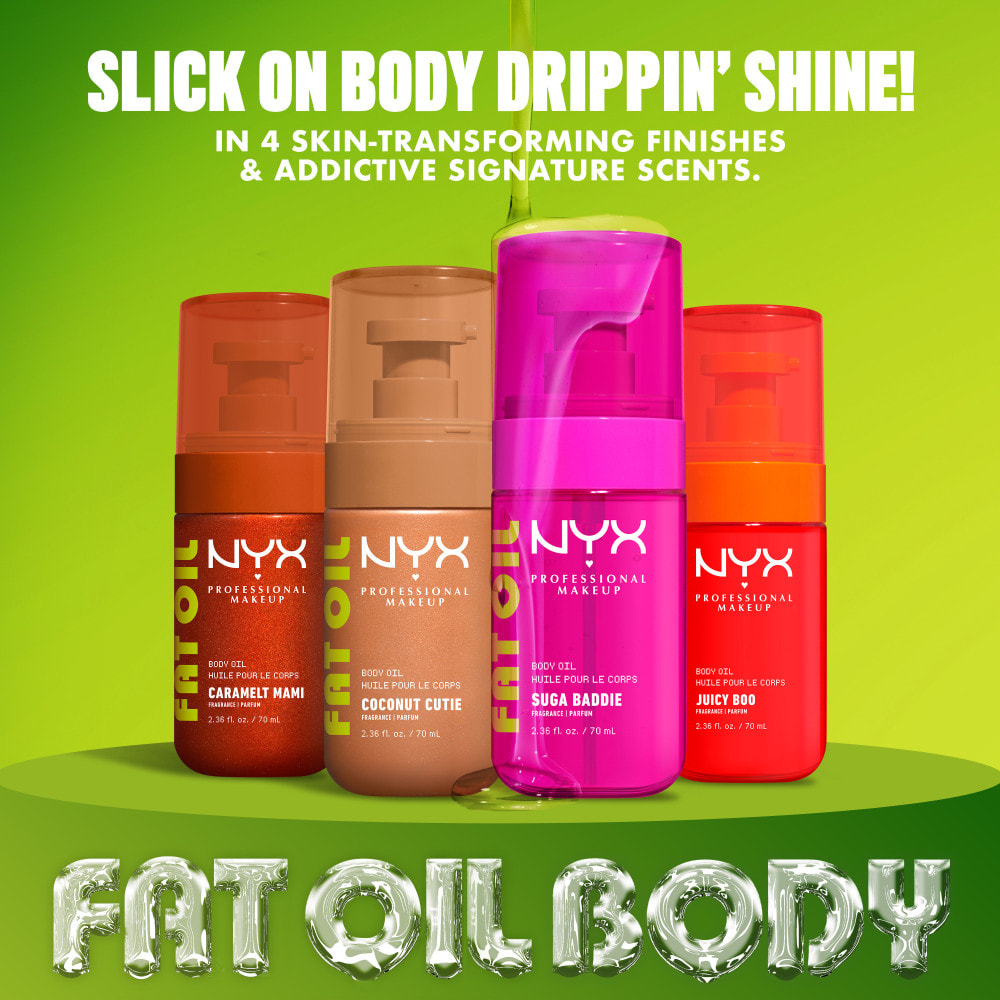 NYX Professional Makeup Fat Oil Body Mini Huile Corps Glowy SUGA BADDIE