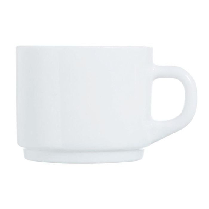 Tasse blanche 22 cl Empilable - Luminarc