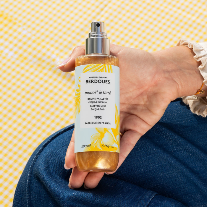 Monoï & Tiaré - Brume Pailletée 200ml