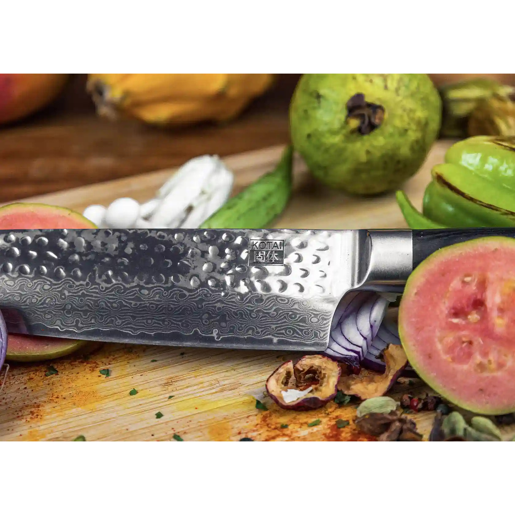 Juego Completo Deluxe de 12 piezas "Pakka Damascus" - Acero de Damasco