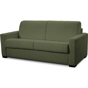 Canapé convertible express 3 places en tissu bouclette - PALOMA