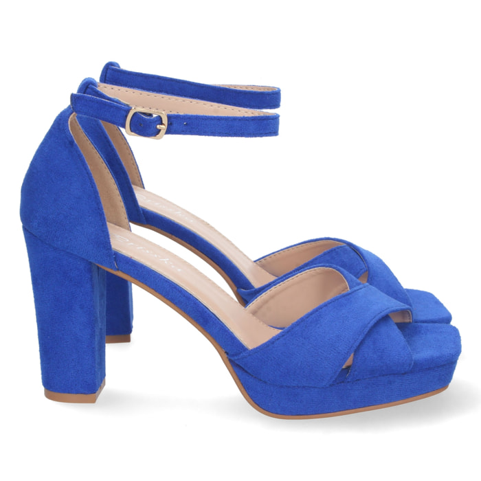 Sandalia de Tacon con Palas Cruzadas