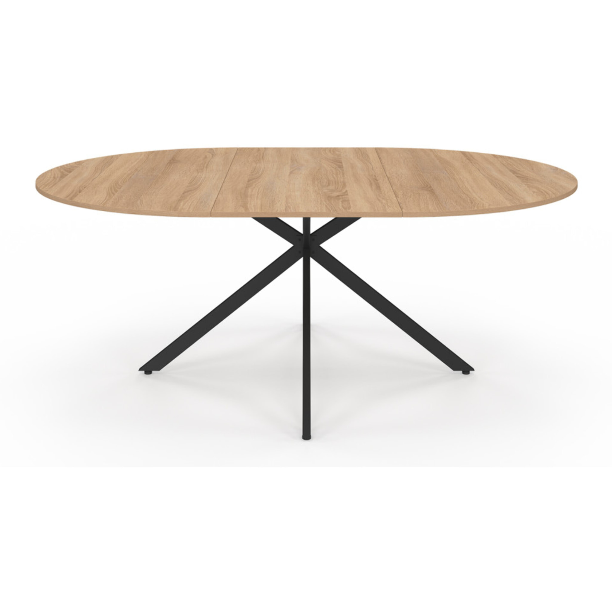 Table à manger ronde extensible Soline Ø140-200cm