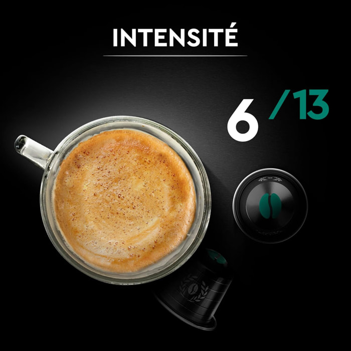 Espresso demi-cafeiné n°6 x30 - Capsules compatibles Nespresso en aluminium