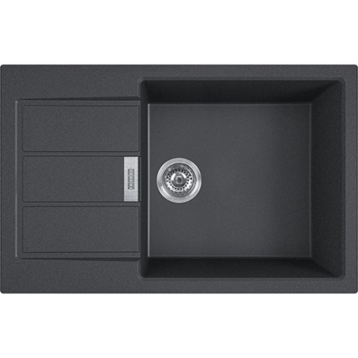SIRIUS - 2.0 S2D 611-78 Tectonite® Evier à encastrer avec bac XL Noir