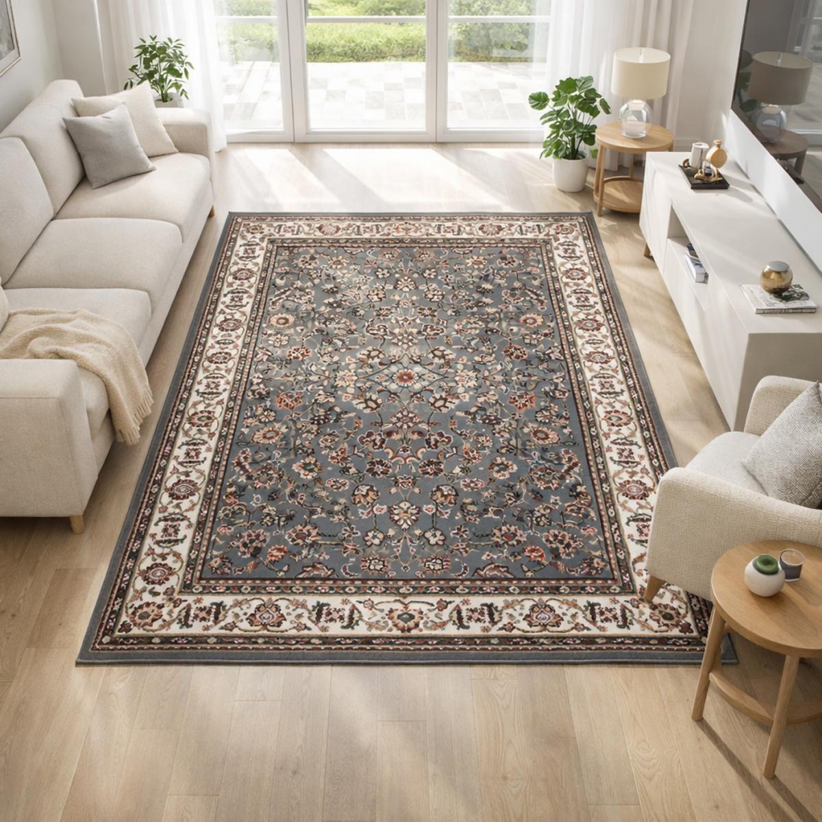 Tapis oriental tissé motif ancestral SILO