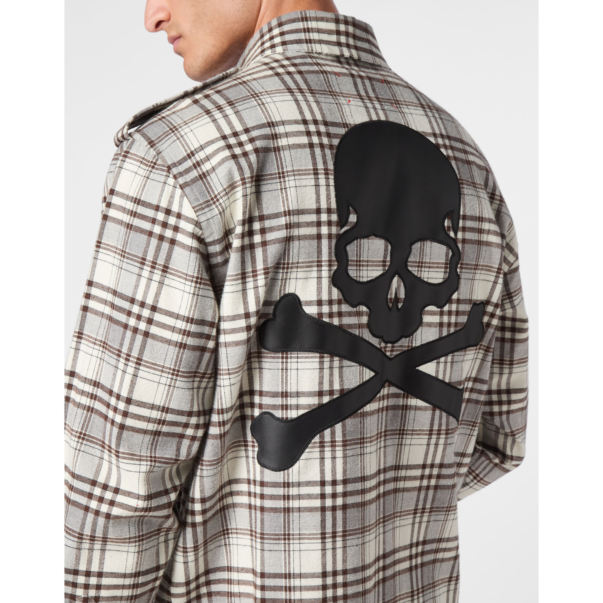 PHILIPP PLEIN Shirt Oversize Fit SKULL&BONES