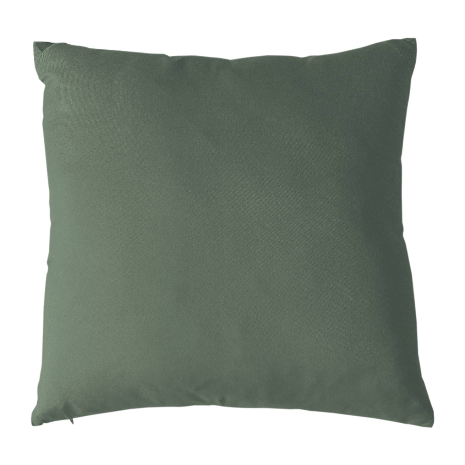 Coussin uni et déhoussable - Sauge