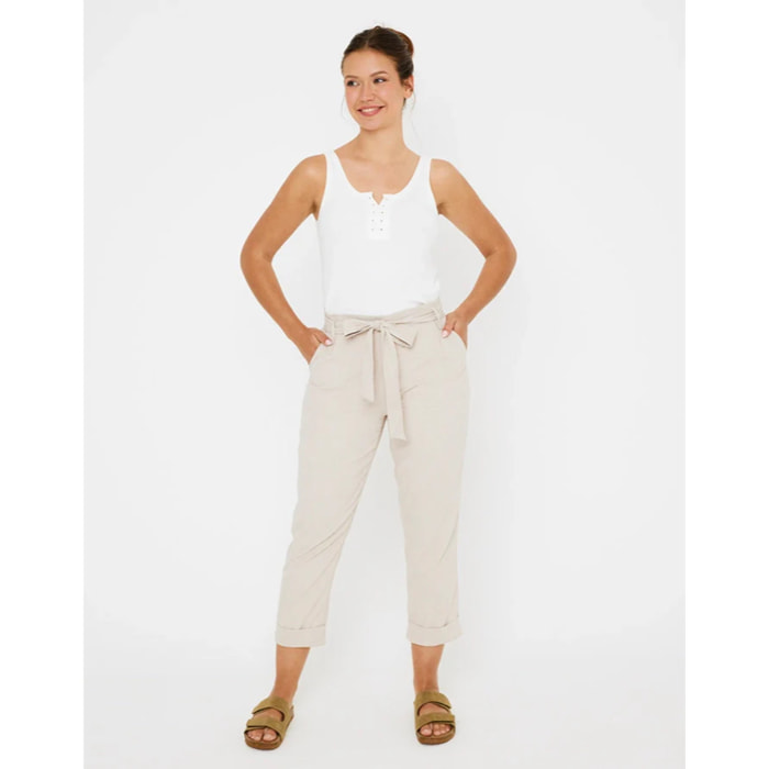 Pantalón Largo Beige - Vaiana