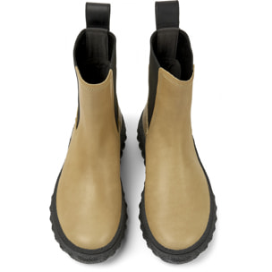 CAMPER Ground - Botines Beige Mujer