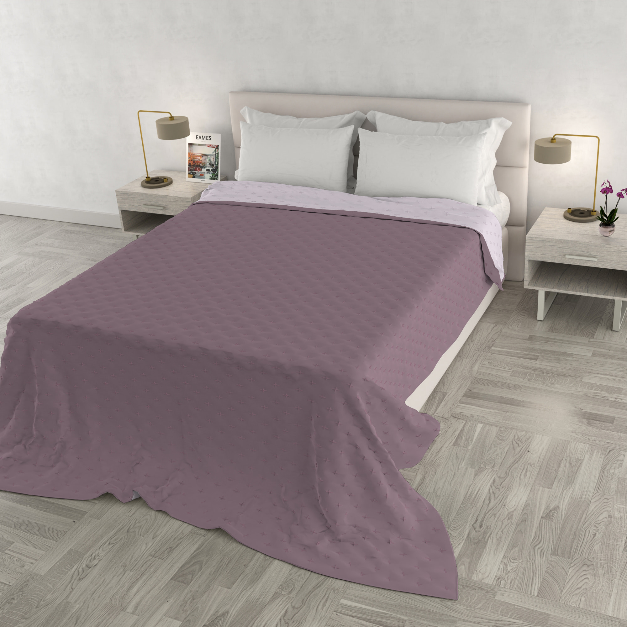 TRAPUNTINO WATER WASHED MATRIMONIALE