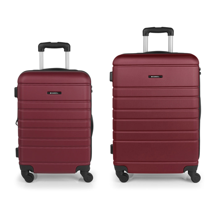 Juego de 2 maletas (cabina y mediana) ZERO