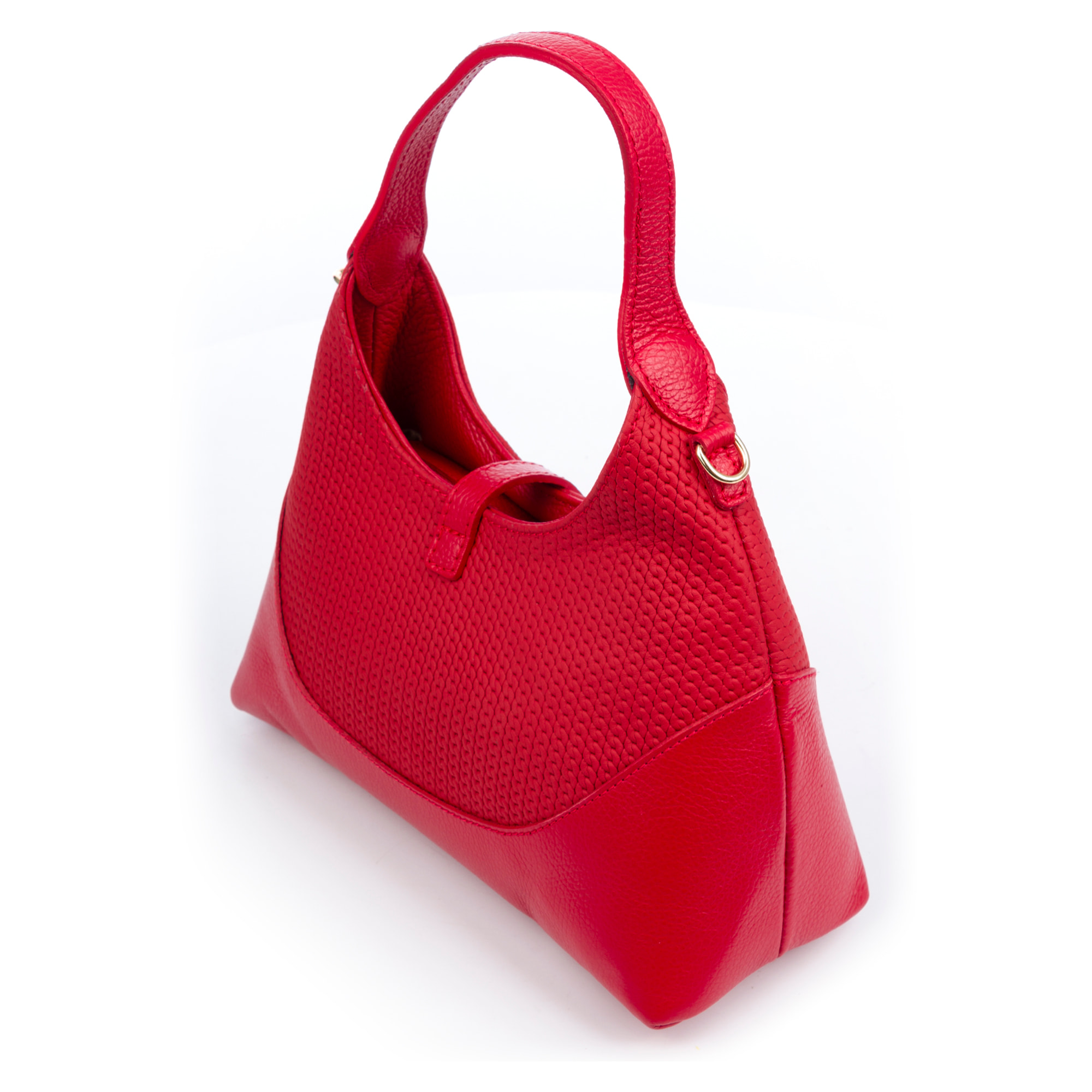 Belgioso Borsa a spalla Donna. Pelle autentica finitura Dollaro stampata