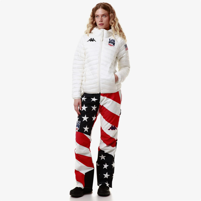 Giacche Kappa Donna 6Cento 663 Us Bianco