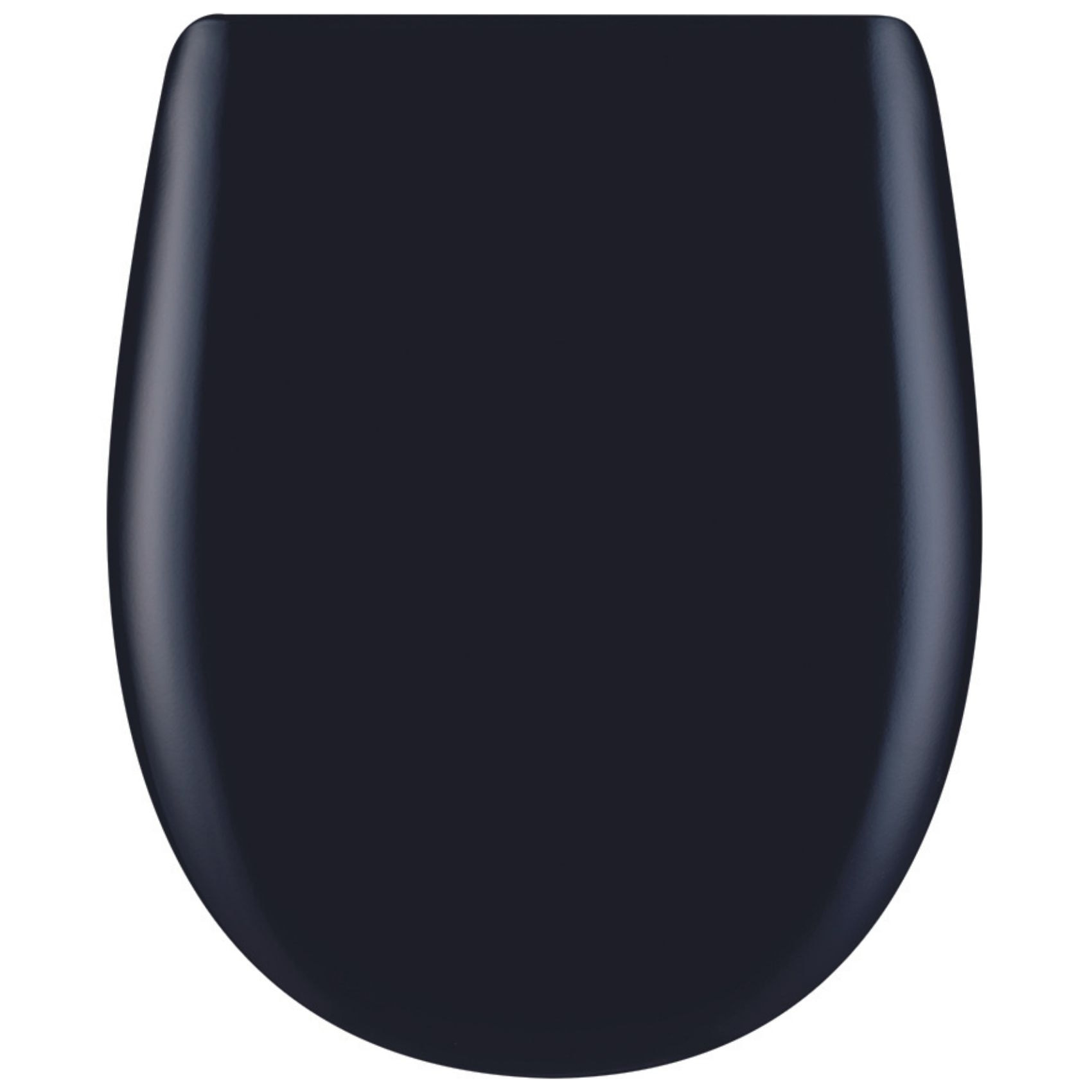 Abattant easy clip avec descente manuelle uni - Noir