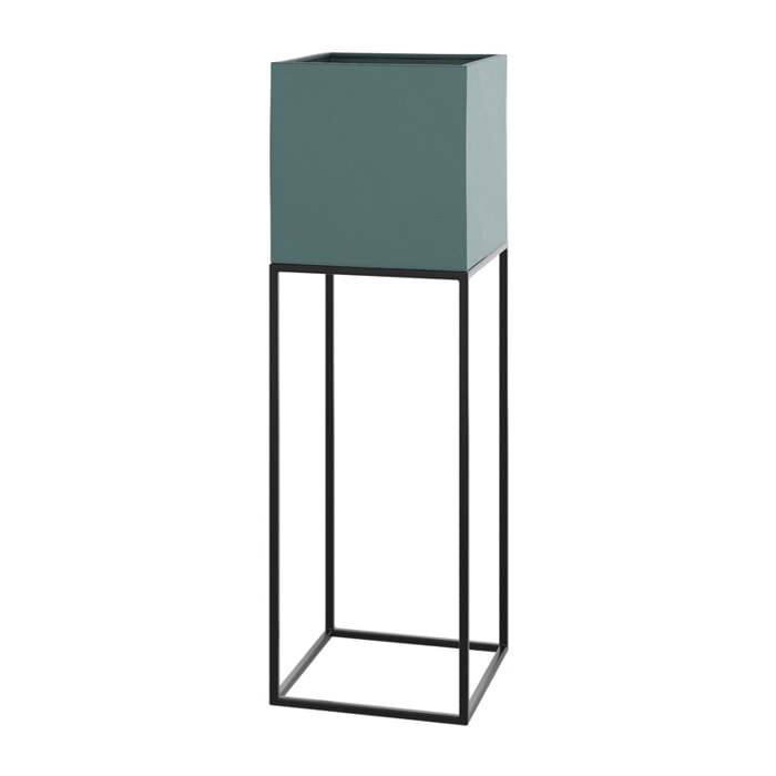 Cache-pot en métal bleu gris (lot de 3) - Eagle