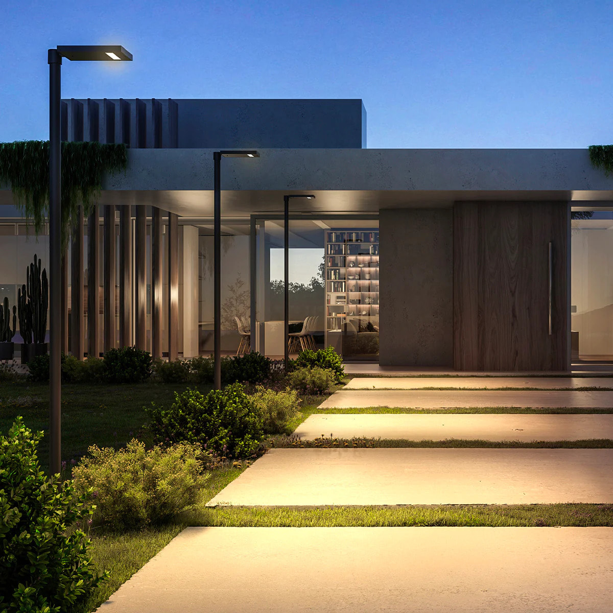 Borne solaire aluminium LINK sans pied