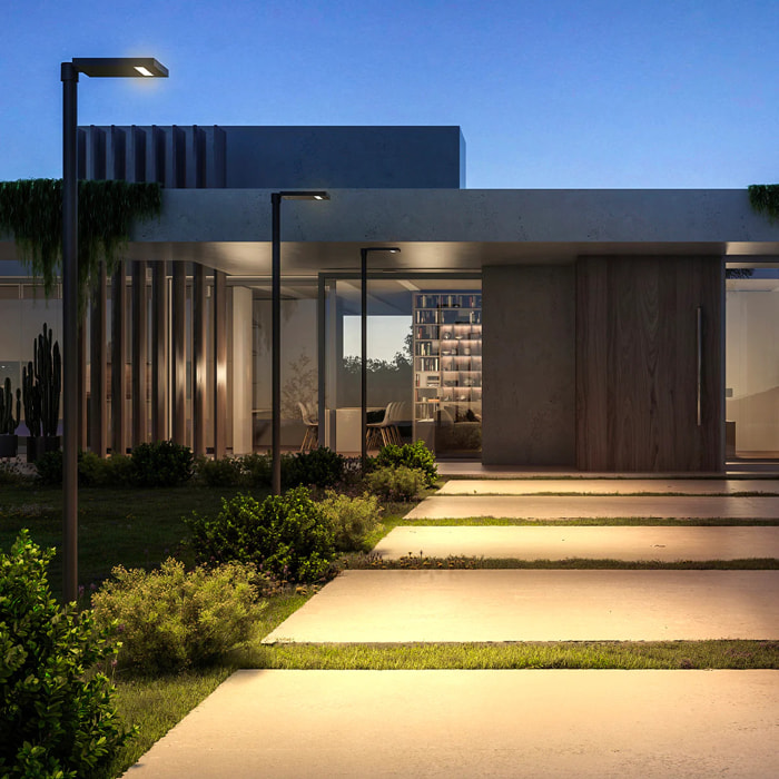 Borne solaire aluminium LINK sans pied