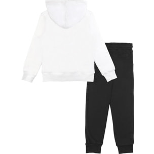 Tuta da bambino in cotone non garzato con cappuccio Leone Super Gold