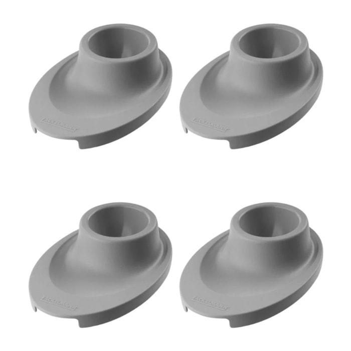Set de 4 ustensiles de cuisine coquetiers Fackelmann Nature
