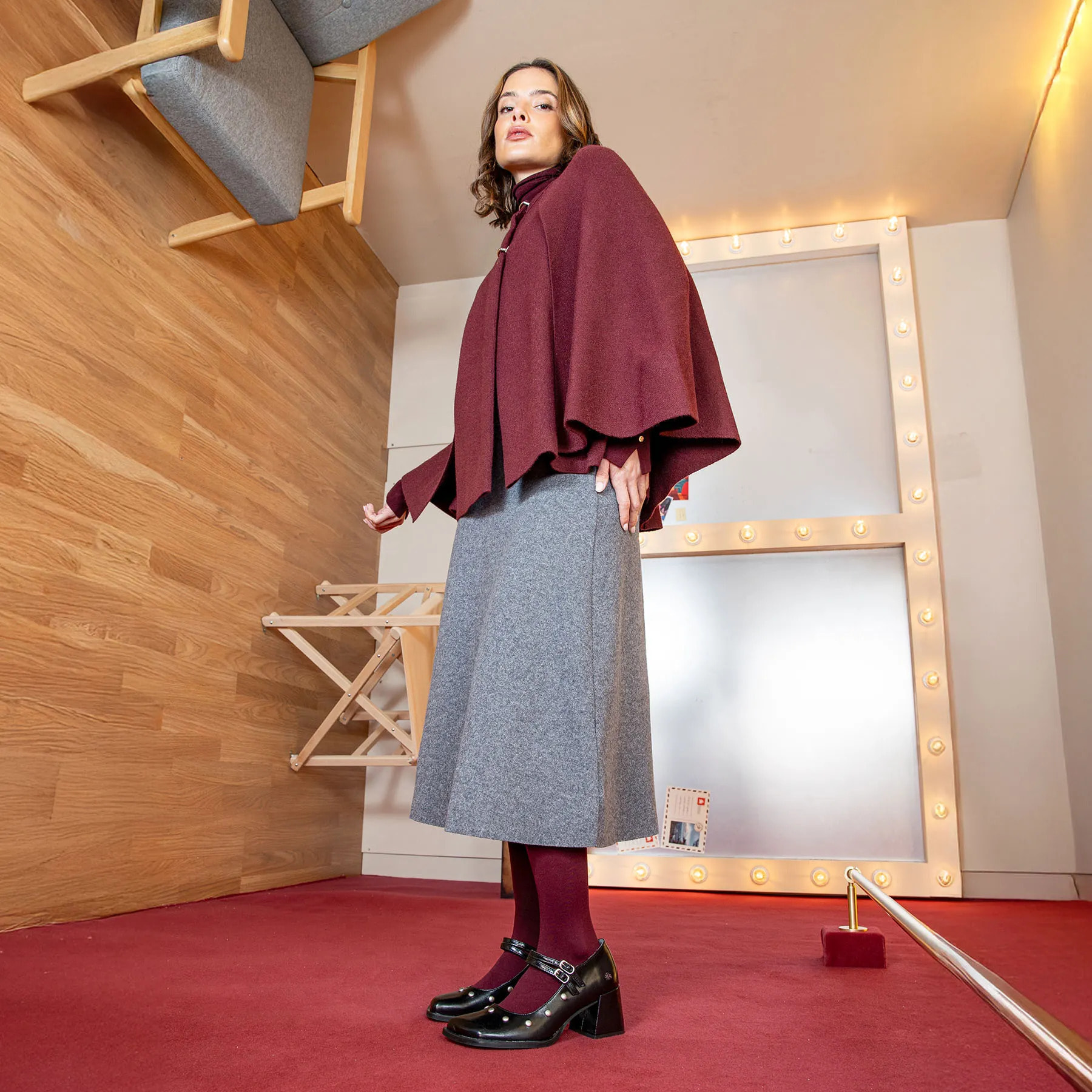 Zapatos 1704S NAPPA SHINNY BLACK / VERONA color Black