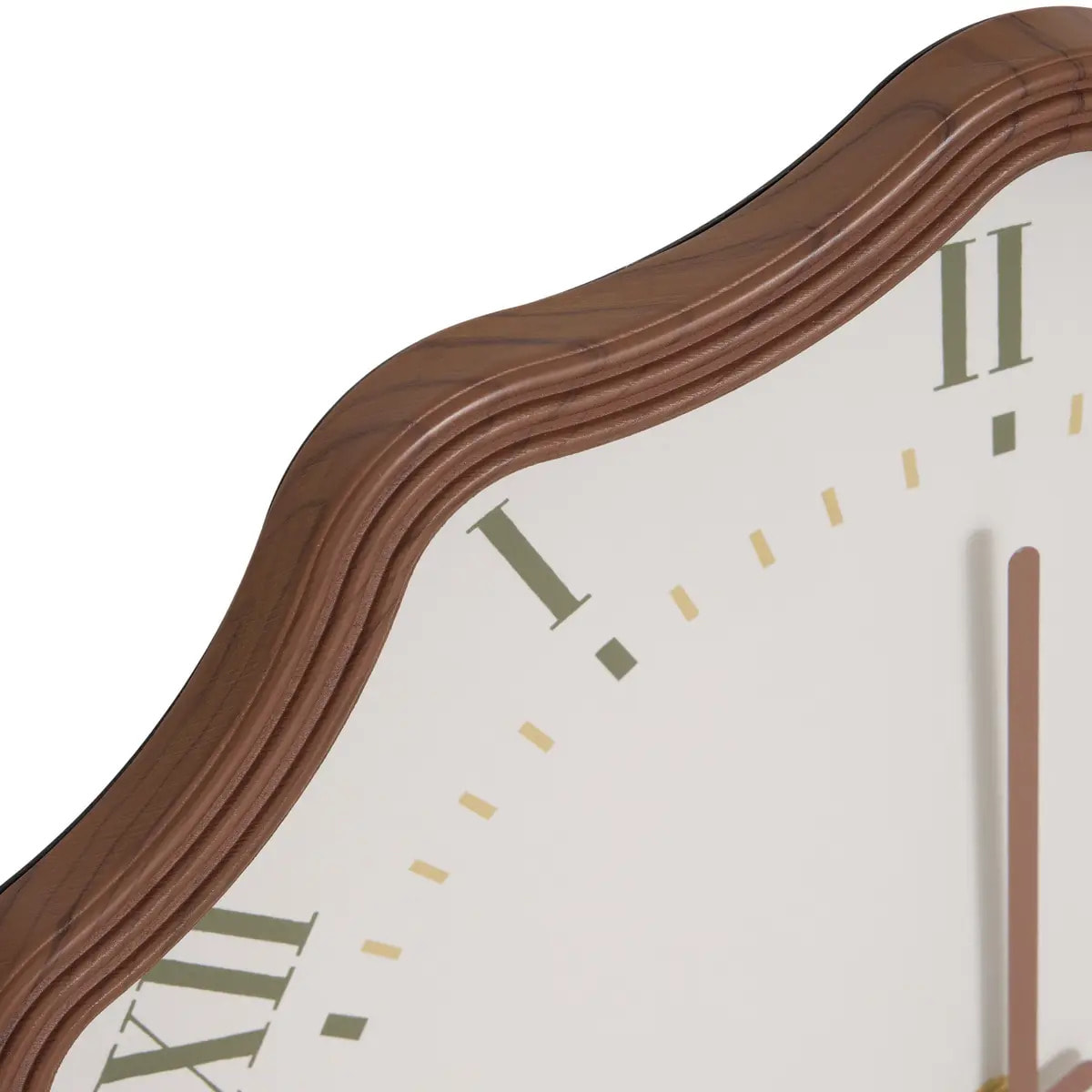 Horloge Mona D.38cm marron