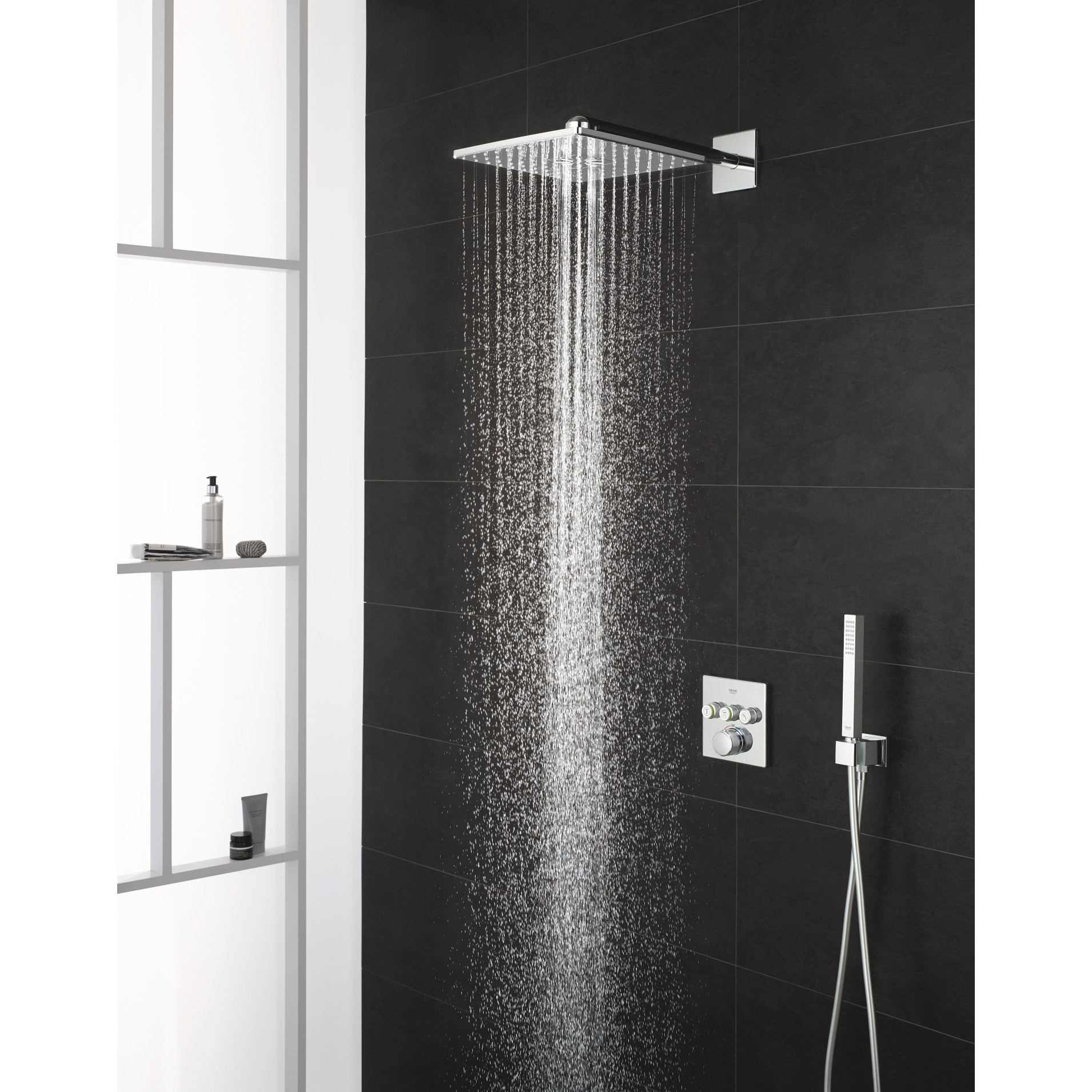 GROHE Grohtherm SmartControl Ensemble de douche Rainshower SmartActive 310 Cube