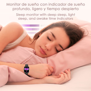 Smartwatch QS01 PRO, llamadas bluetooth, asistente de voz, modos deportivos y monitor de salud.