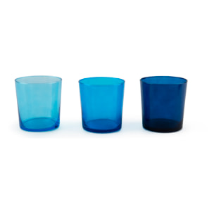 Set 6 Bicchieri Excelsa – Manhattan, Vetro Mix Blu