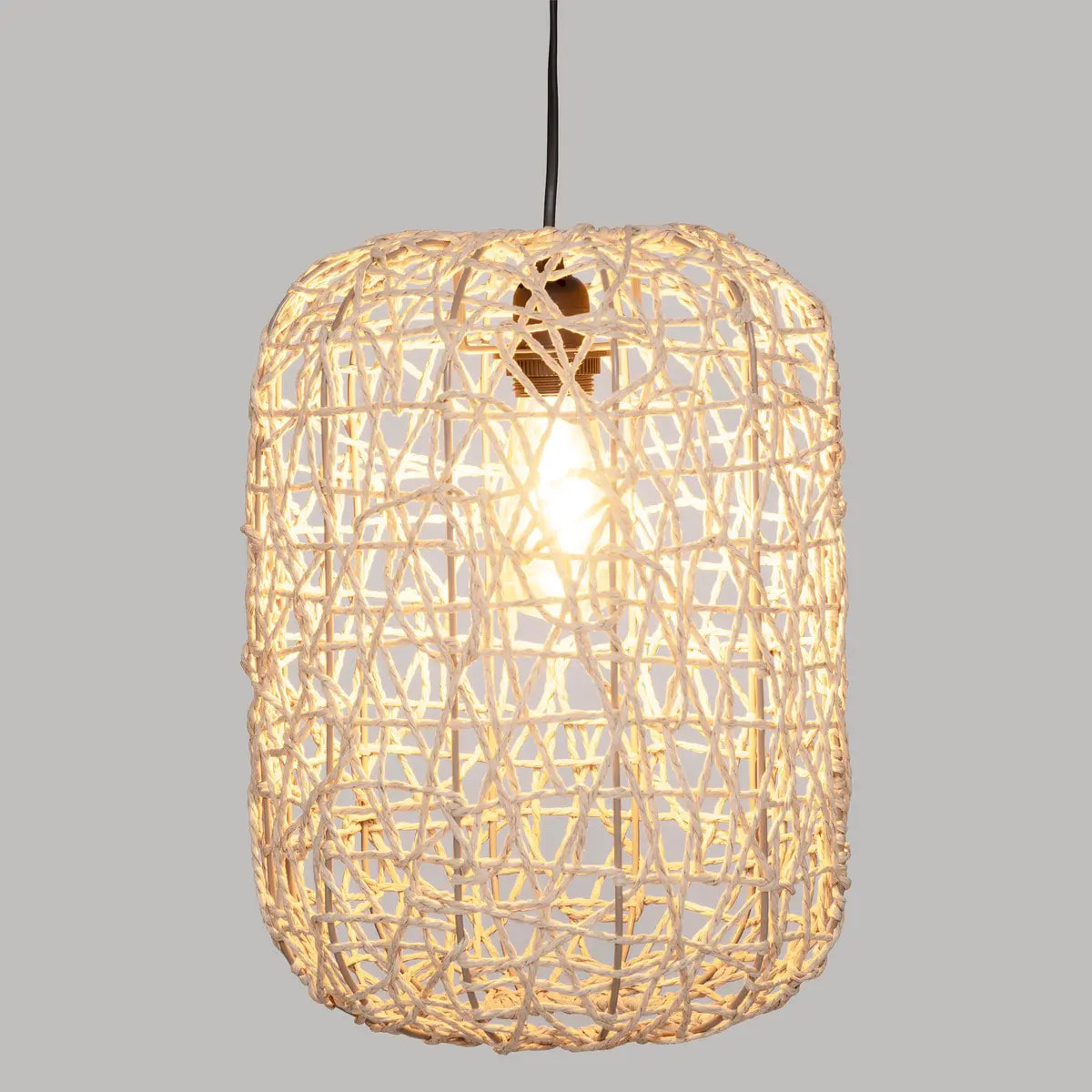 Suspension "Raahe" beige D28cm
