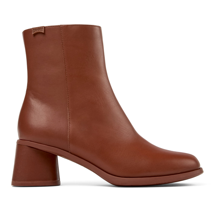 Botines - CAMPER Kiara - Rojo - Cuero liso