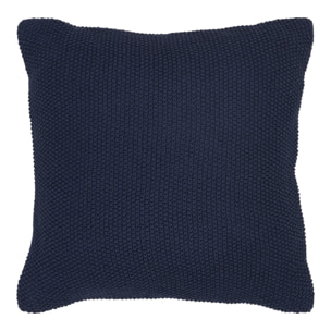 Cuscino Santos in cotone riciclato blu notte 45×45 cm