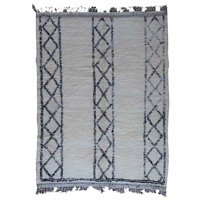 Authentique tapis berbère fait main en laine HUFE