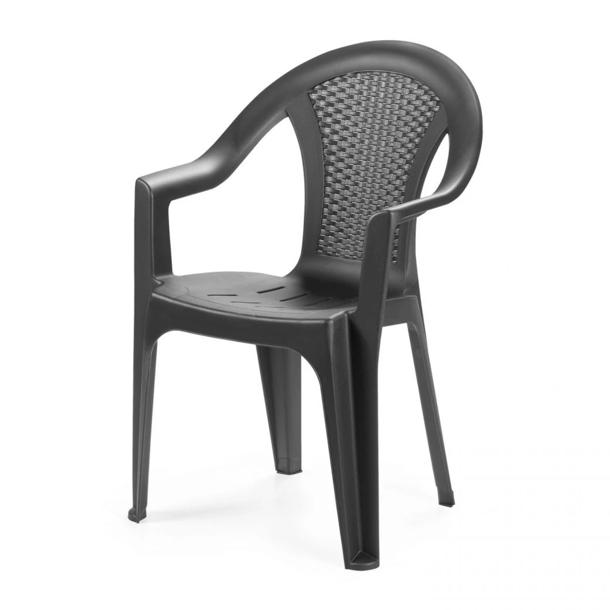 Pack 4 sillas de exterior Coral Antracita