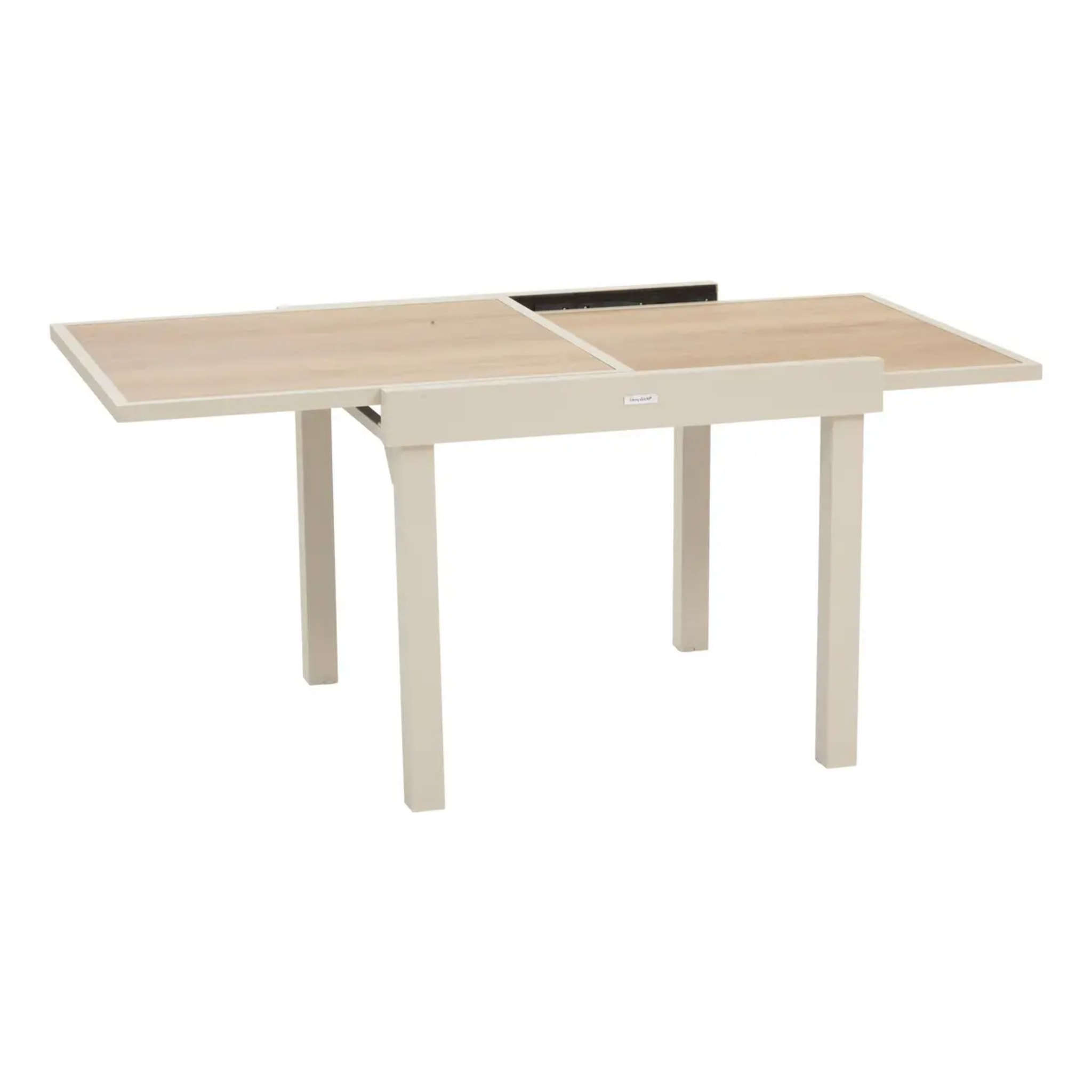 Table de jardin 8 places Piazza extensible argile