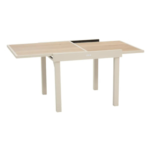 Table de jardin 8 places Piazza extensible argile