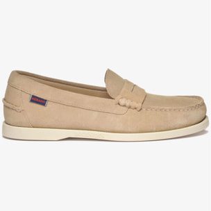 Docksides Sebago Uomo Beige Dan Boat Flesh Out